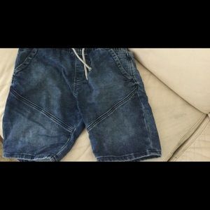 Men’s Zara denim drawstring shorts